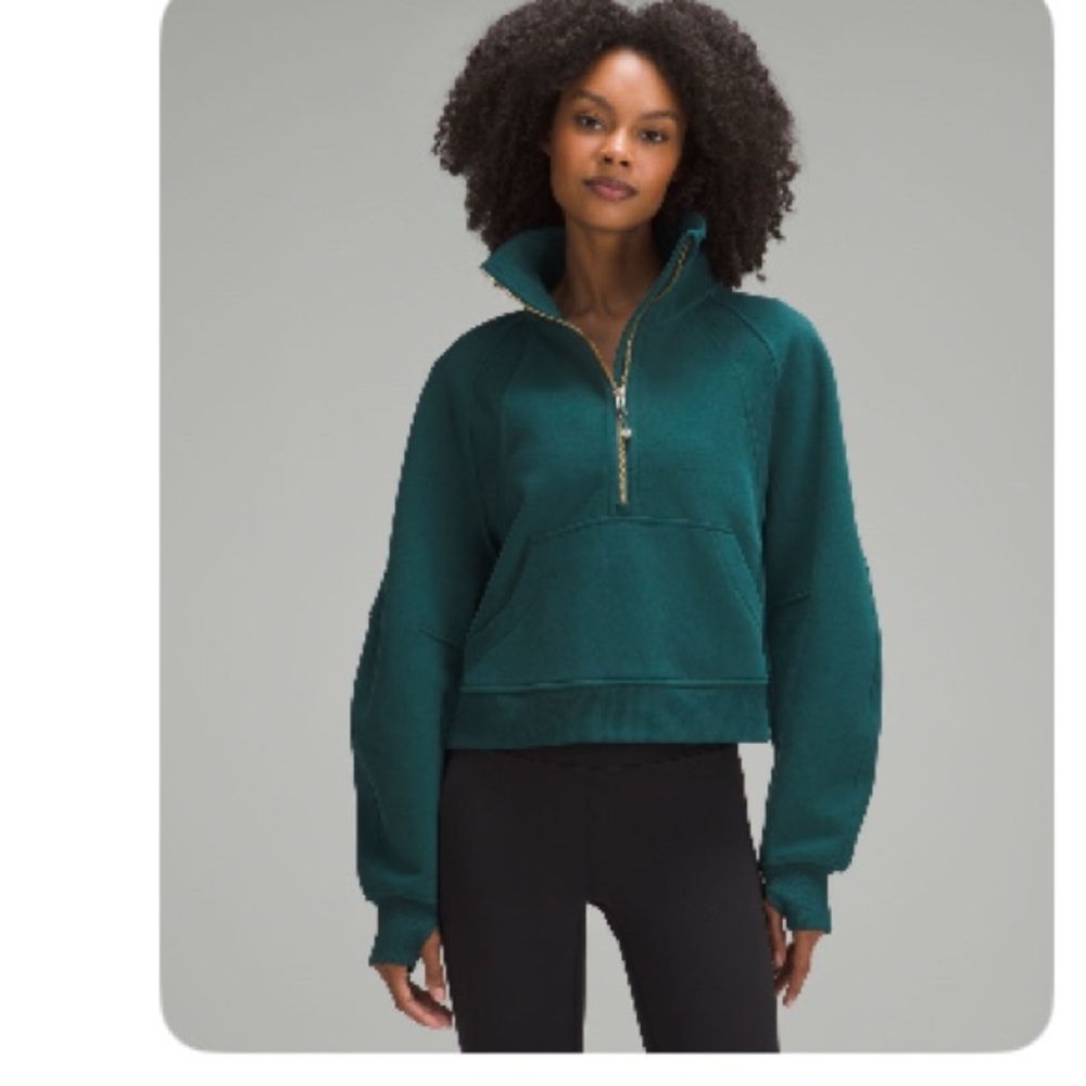 Lululemon scuba funnel neck half-zip M/L